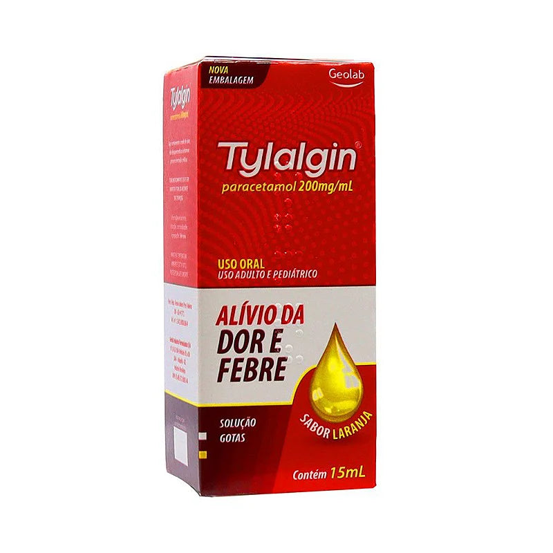 TYLALGIN 200MG/ML 15ML Sabor Laranja