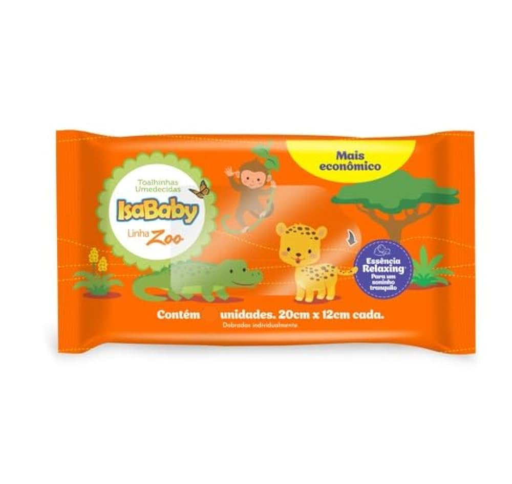 ISABABY TOALHA UMEDECIDA ZOO 40UN