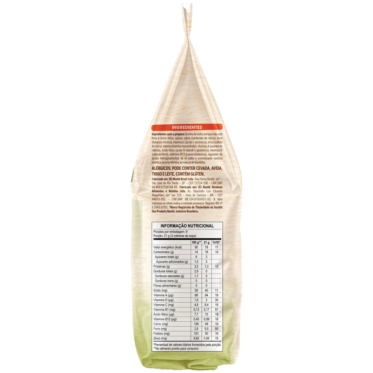 Cereal Infantil Mucilon Milho 180g