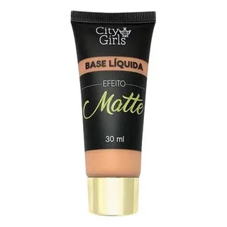 Base de maquiagem em líquida City Girls Matte Matte - 30mL
