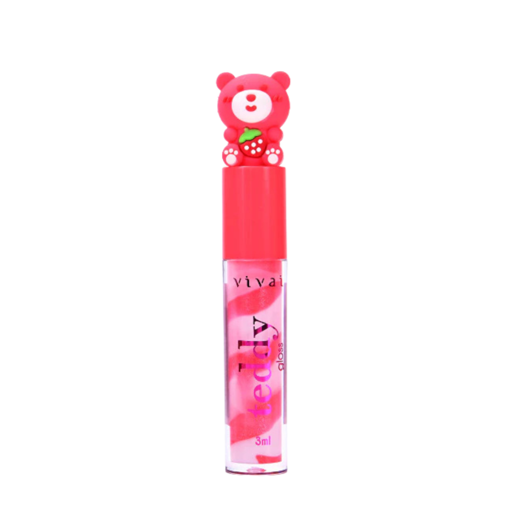Balm e Gloss Labial Vivai Teddy