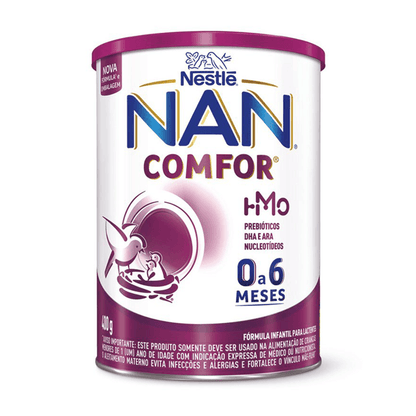 Fórmula Infantil NAN Comfor HMO de 0 a 6 Meses 400g