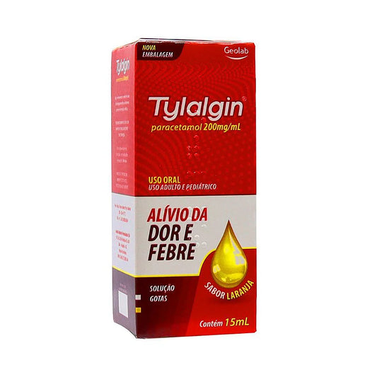 TYLALGIN 200MG/ML 15ML Sabor Laranja