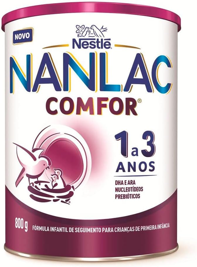Nanlac Comfor Fórmula Infantil 1 a 3 800G