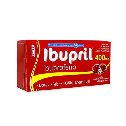 Ibupril 400mg Teuto com 10 Comprimidos