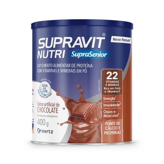 Supravit Nutri Chocolate Suplemento Alimentar 400g