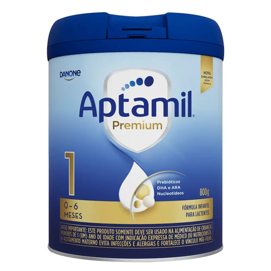 Fórmula Infantil: Aptamil Premium 1 800g - 0-6 meses
