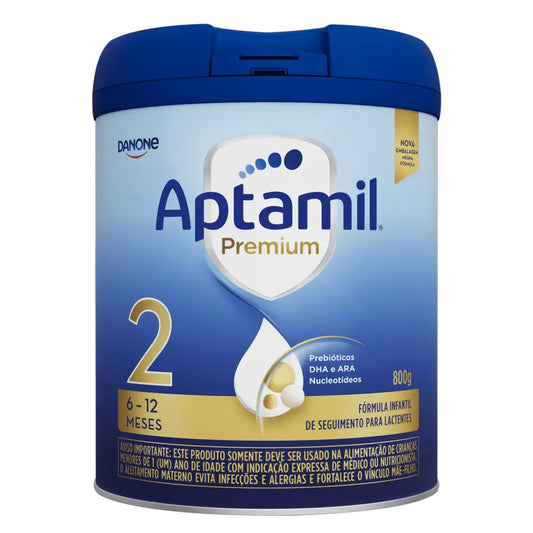 Fórmula Infantil: Aptamil Premium 2 800g - 6-12 meses