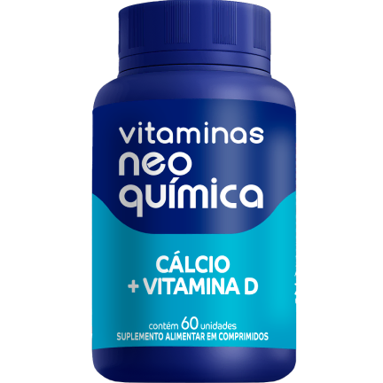 Vitaminas Neo Química Cálcio + Vitamina D